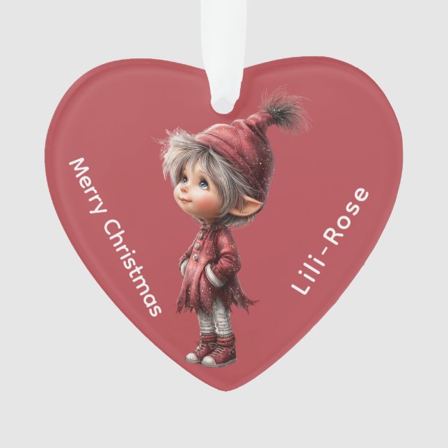 North Pole Elf Magic Whimsical Christmas KeepsakE (devant)