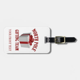 North Pole Gifting Team individuelle Gepäckmarke Gepäckanhänger