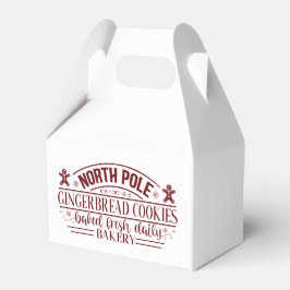 North Pole Gingerbrot Company Weihnachtsfeiertag Geschenkschachtel