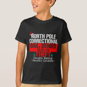 North Pole Korrektur Kaution verweigerte Diebstahl T-Shirt