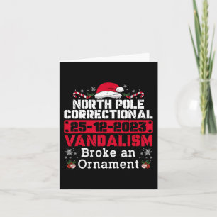 North Pole Korrektur Vandalismus Broke ein Ormal Karte