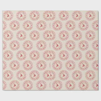 North Pole Mail Christmas Wrapping Paper Geschenkpapier