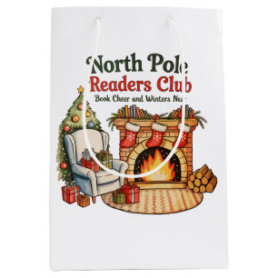 North Pole Readers Club Weihnachtsbücher Xmas Lieb Mittlere Geschenktüte