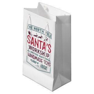North Pole Santa's Workshop Kleine Geschenktüte