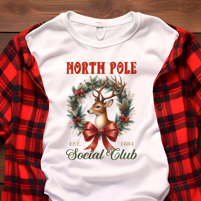 North Pole Social Club Weihnachten Tri-Blend Shirt (Von Creator hochgeladen)