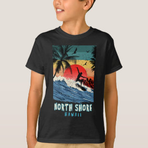 North Shore Hawaii Strand Surfen Vintage Retro Pal T-Shirt