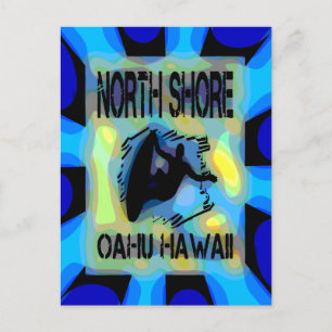 North Shore Oahu Hawaii Postkarte