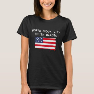 North Sioux City South Dakota USA Staat America Tr T-Shirt
