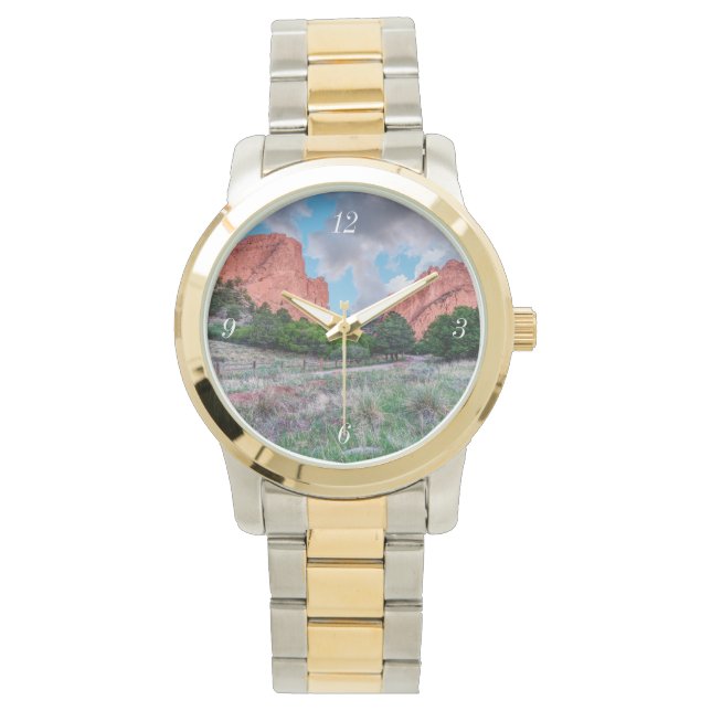 North South Gateway Rocks Garden of Gods Watch Armbanduhr (Vorderseite)