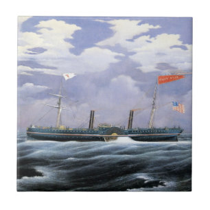 North Star-Dampfyacht 1852 Fliese