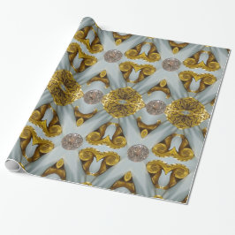 North Star Ridge Eleganter Designer Romantisch  Geschenkpapier