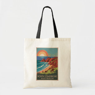 North Stradbroke Island Kangaroos Illustration Tragetasche