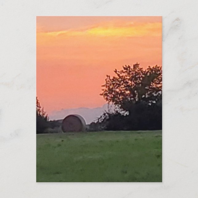 North Texas Sunset Postkarte (Vorderseite)