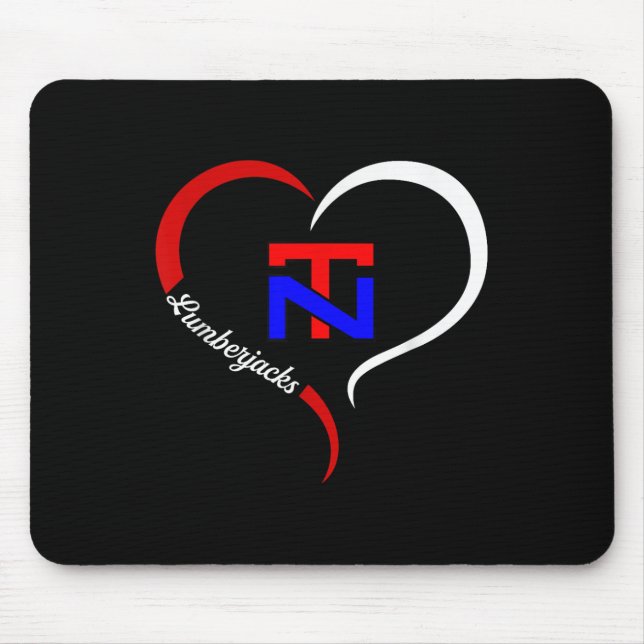 North Tonawanda Lumberjacks Logo Halbherz Mousepad (Vorne)