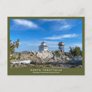 North Twentymile — Zwei historische Feuertürme Postkarte