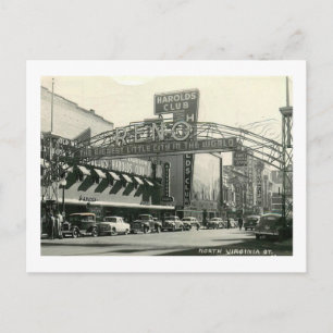 North Virginia St., Reno, Nevada Vintage Postkarte