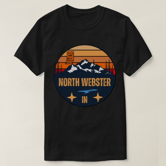 North Webster, Indiana T-Shirt (Design vorne)
