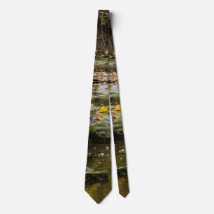 North Week Creek Landschaft Neck Tie Krawatte