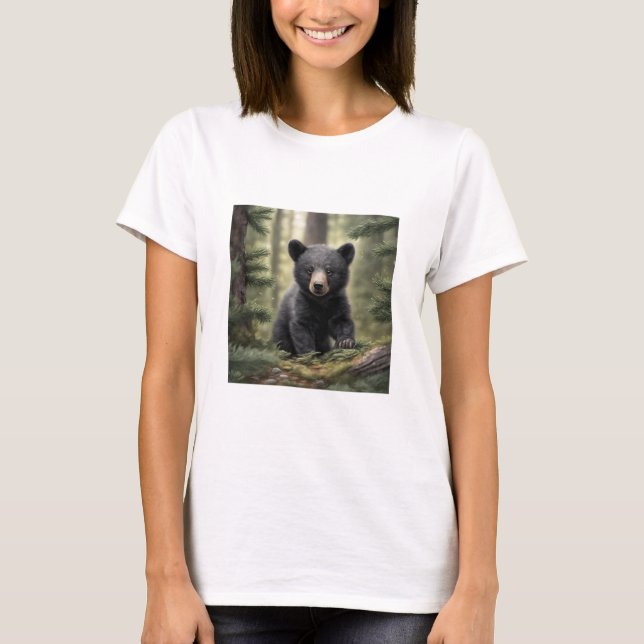 North Woods Little Black Bar Cub T - Shirt (Vorderseite)