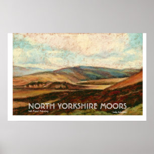 North Yorkshire macht Druck/Plakat. fest. Poster