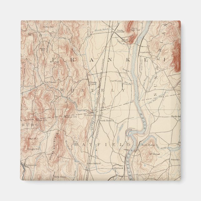 Northampton, Massachusetts Magnet (Vorne)