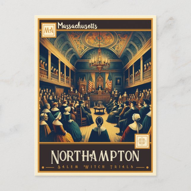 Northampton, Massachusetts | VINTAG Postkarte (Vorderseite)