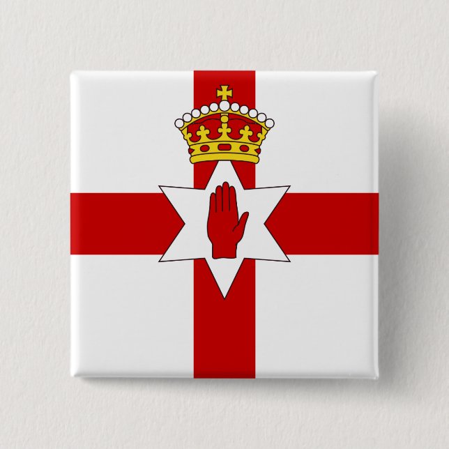 Norther Irland Ulster kennzeichnen Button (Vorderseite)