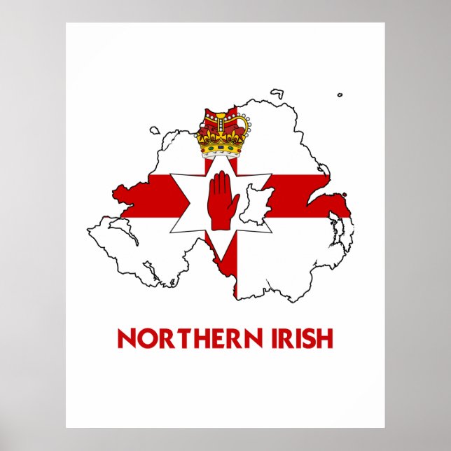 NORTHERDESIRISH MAP POSTER (Vorne)