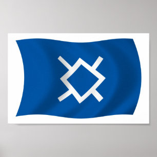 Northern Cheyenne Flag Poster Druck