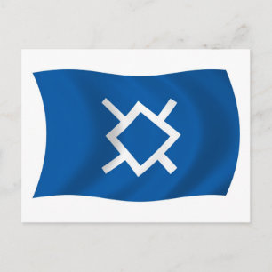 Northern-Cheyenne-Flag-Postkarte Postkarte