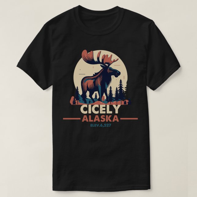 Northern Exposure Cicely Alaska TShirt 3 (Design vorne)