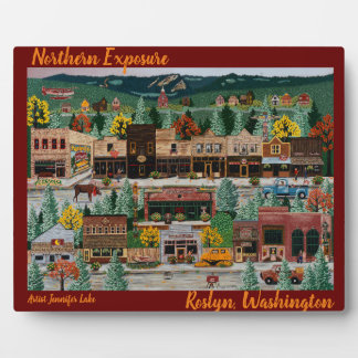 "Northern Exposure" ~ Roslyn, Washington Fotoplatte