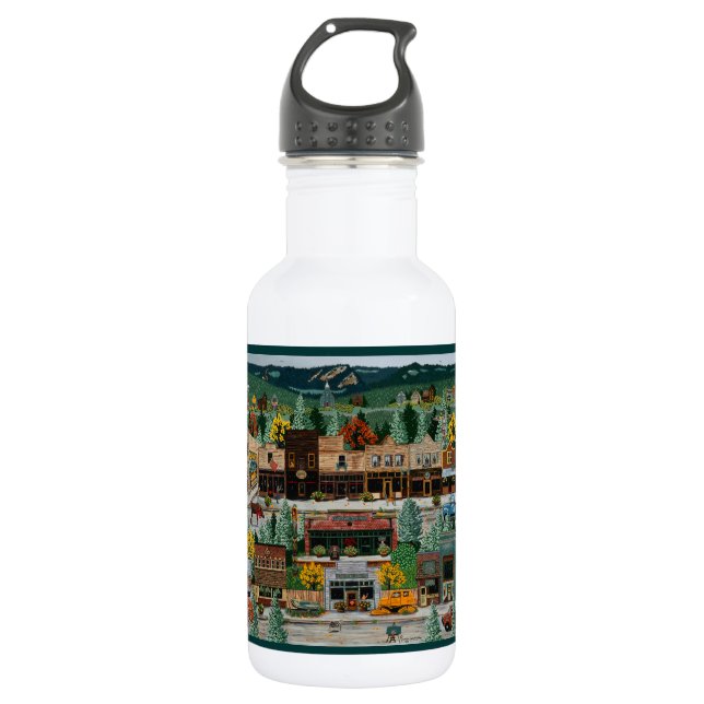 "Northern Exposure" ~ Roslyn, Washington Trinkflasche (Vorderseite)