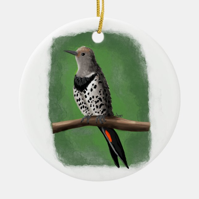 Northern Flicker Ornament (Vorne)