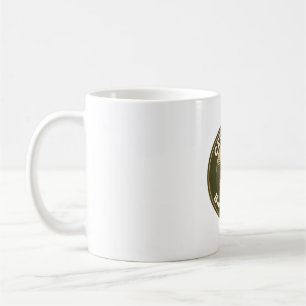 Northern Flicker Vintag Forest Abzeichen Kaffeetasse