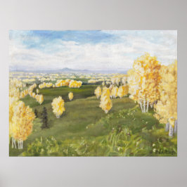 Northern Hills of Aspen: Print Poster