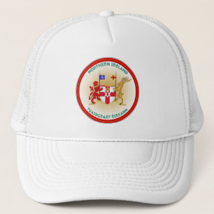 Northern Ireland Coat of Arms Circle Shape Truckerkappe