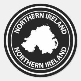 Northern Ireland Runder Aufkleber