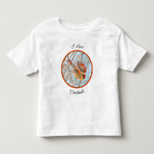 Northern Kardinal Flying - Original Fotografie Kleinkind T-shirt