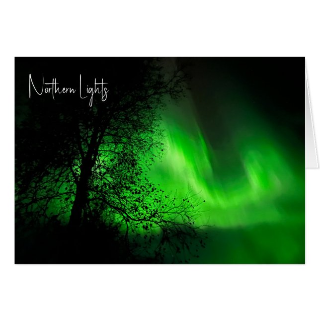Northern Lights - 5" x 7" Art Card (Vorderseite (Horizontal))