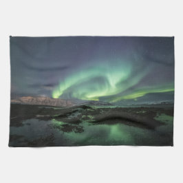 Northern Lights Astro Foto Geschirrtuch