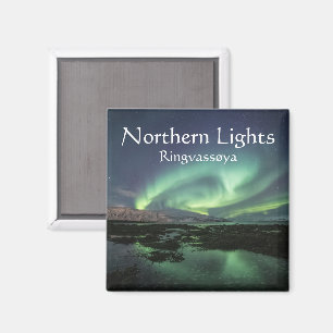 Northern Lights Astro Foto Magnet