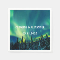 Northern Lights Aurora Borealis Night Sky Wedding