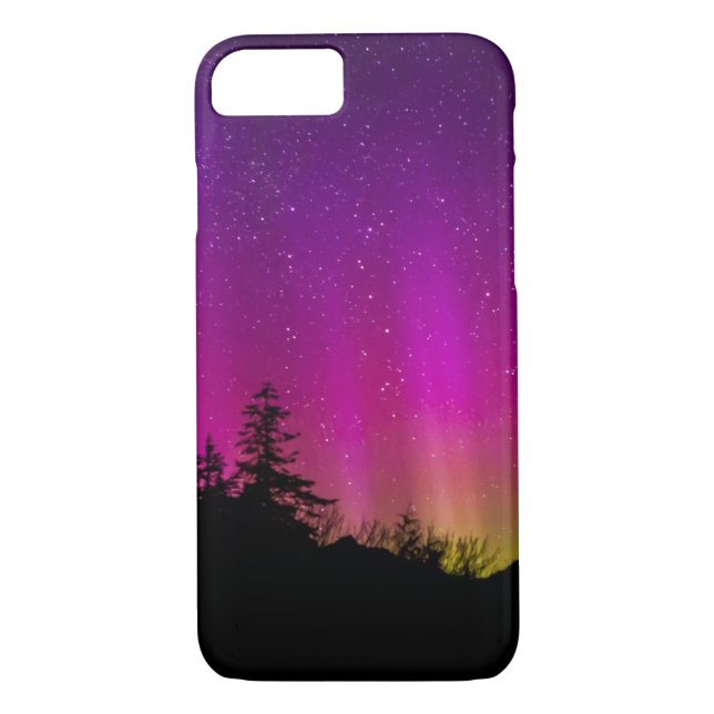 Northern Lights Aurora Borealis Starry Night Sky Case-Mate iPhone Hülle (Rückseite)