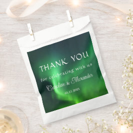 Northern Lights Aurora Borealis Wedding Geschenktütchen