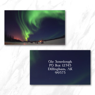 Northern Lights Business Card Visitenkarte