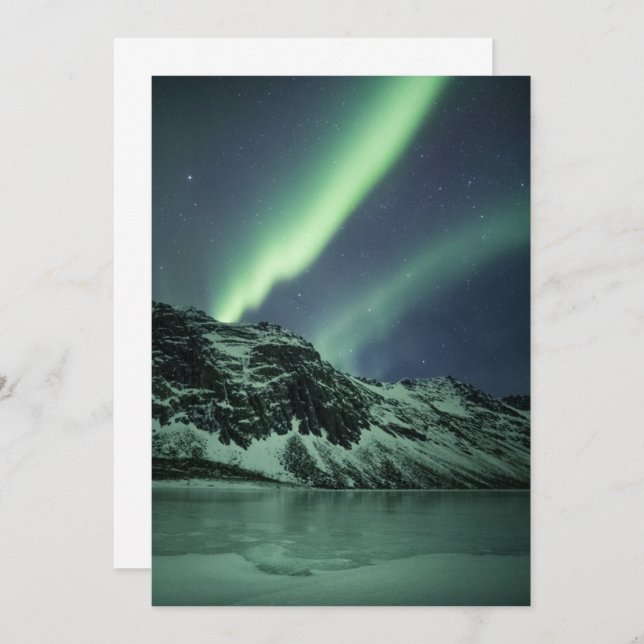 Northern Lights Card (Vorne/Hinten)