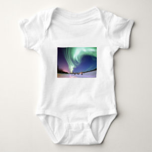 Northern Lights Chic Band of Lights Jade Glow Baby Strampler