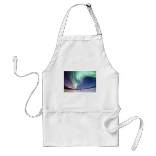 Northern Lights Chic Band of Lights Jade Glow Schürze