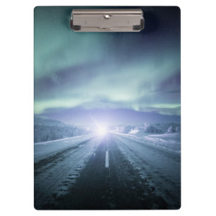 Northern Lights Finland Klemmbrett